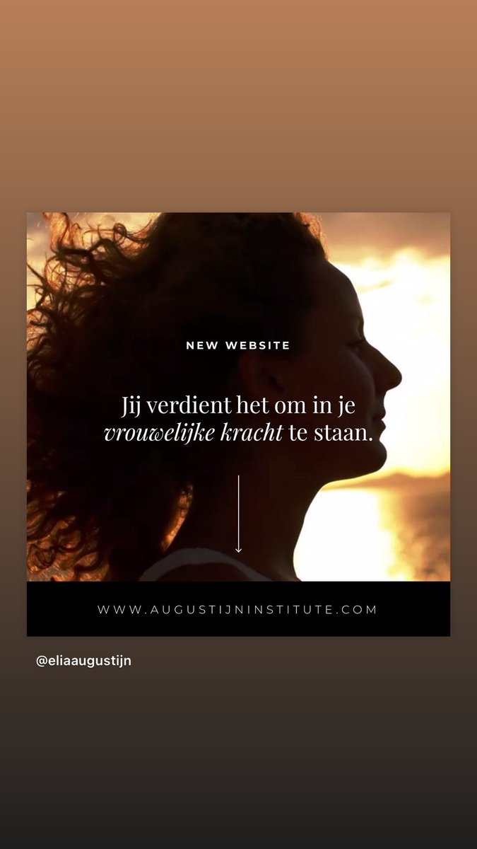 🚀 Vandaag lanceren we met trots onze nieuwe website! Daarnaast zetten we ook een grote baanbrekende koerswijziging in gang. 

Neem een kijkje op onze nieuwe website  augustijninstitute.com 

#ondernemersvrouw #augustijninstitute #groei #ontwikkeling #doelgroep