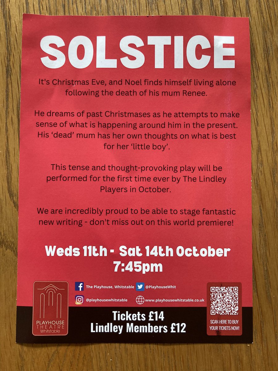 nigelmed's tweet photo. A modern family tale of suspense, mystery and dark comedy.

Think Secrets &amp; Lies with a sprinkling of It’s a Wonderful Life and a dash of Pinter. 

For anyone who’s ever been part of a family…and wishes they hadn’t ! https://t.co/7jci7Ul33m
