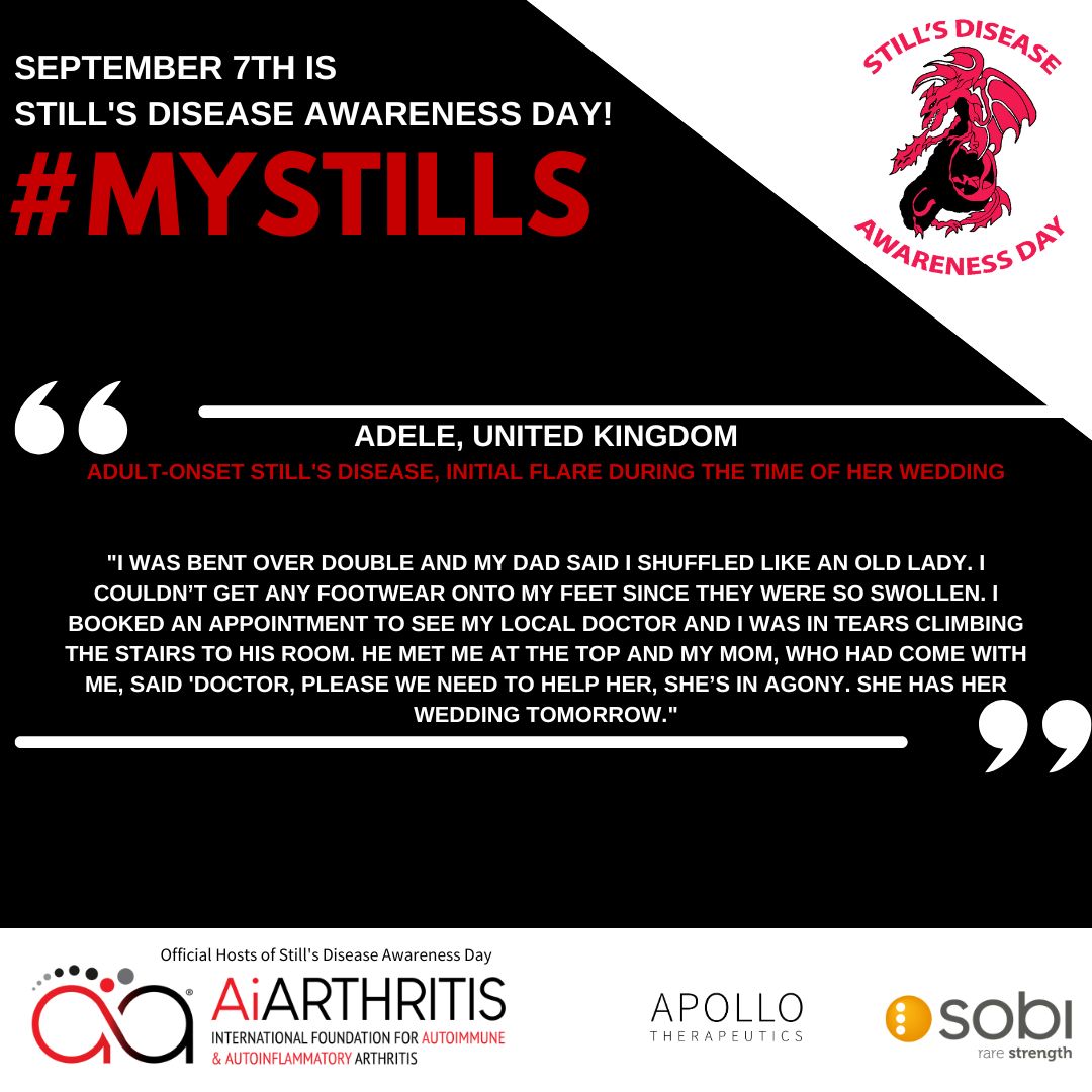 IFAiArthritis's tweet photo. Itās time to raise awareness and support for those battling #StillsDisease, a rare form of #Aiarthritis. Let's join hands and spread the word, giving hope and strength to fighters around the world!Ā #StillsDay #MyStills https://t.co/vkNXAMftOS