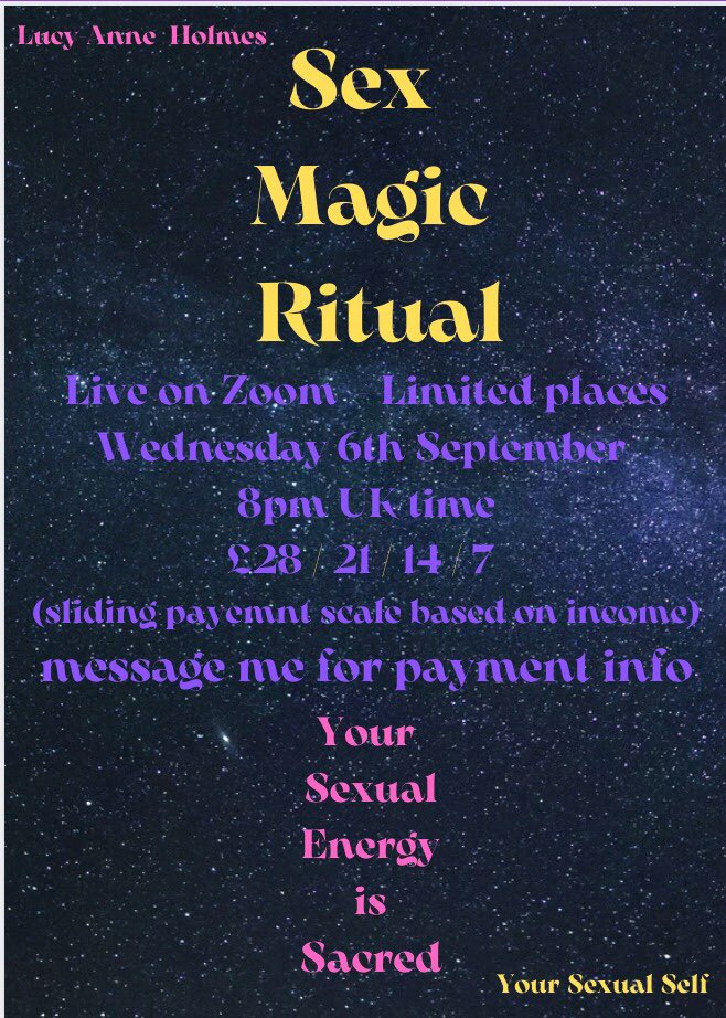 Book launch day tomorrow. Am launching it with a sex magic ritual tonight. As you do.