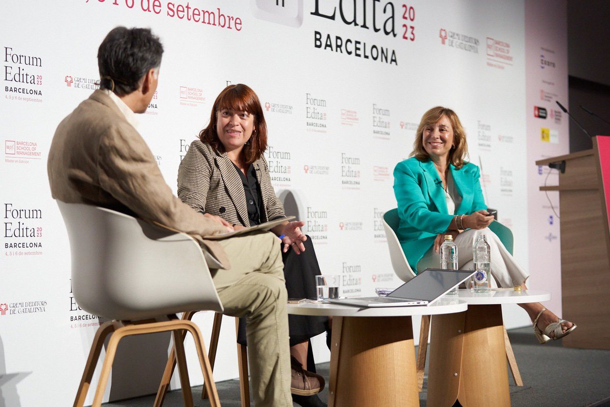 ForumEdita's tweet photo. 🗣️ María José Gálvez, @librolecturagob: “La participación de @SpainFBM2022 fue un punto de inflexión. Ha trazado cuál es la estrategia que se aplica en otras ferias del libro” #ForumEdita23 https://t.co/1FRQGEBkSL