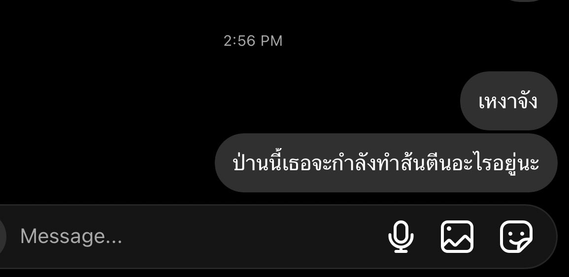 เพื่อนไม่ตอบเป็นเวลานาน เลยส่งความคิดถึงไปให้