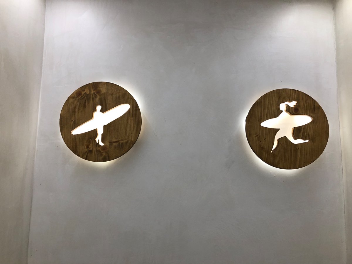 AnnaRuro's tweet photo. Bathrooms. 
Viva La Pepa, Arenal d’en Castell - Menorca. https://t.co/3R5mQAaKDk