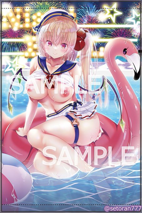 コミトレ新作のタペストリー、セーラー水着のフランちゃんです。B2・Wスエード。
ゴージャスなナイトプールでいちゃいちゃ濡れ濡れ♥
【09/10(日)こみっく★トレジャー42:4号館E02ab  せとらん】
よろしくお願いいたします。 