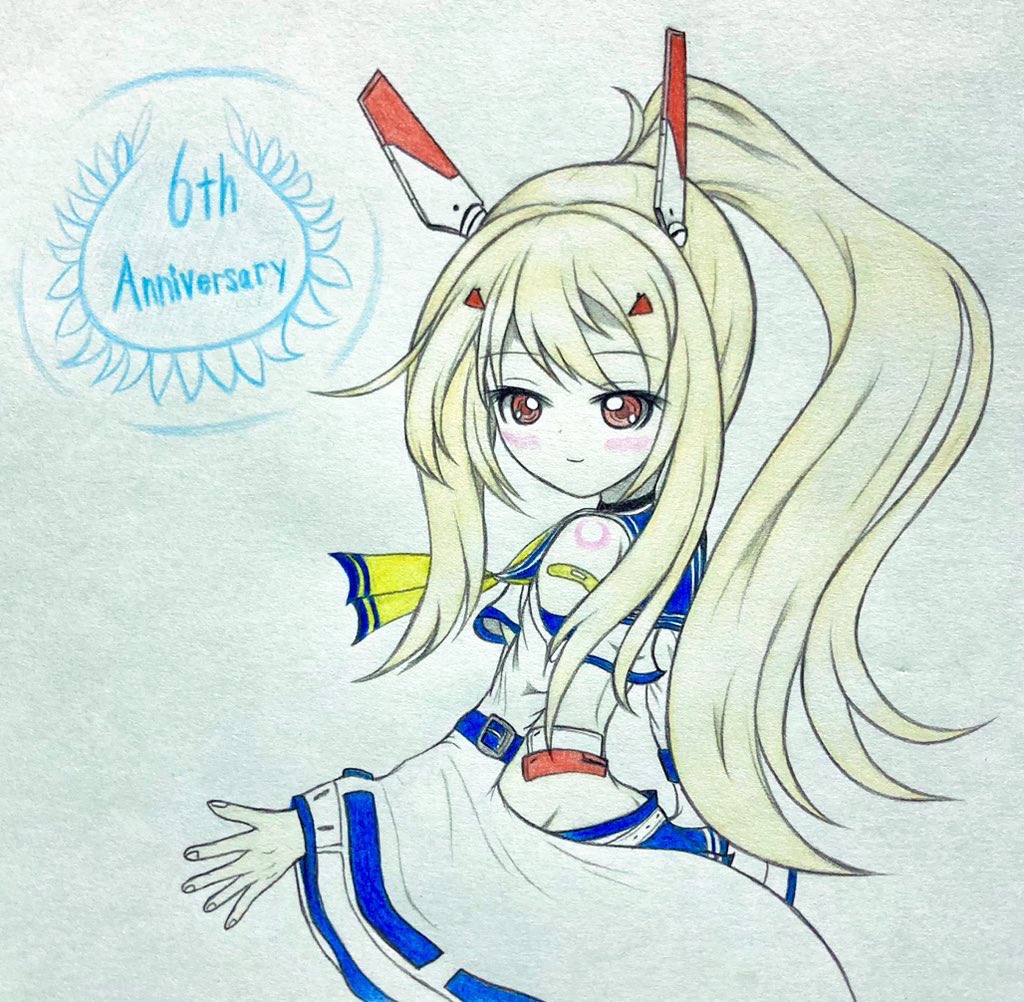 sinsei25501's tweet photo. アズールレーン6thアニバーサリーという事で、
綾波描き描き！
この子を追って始めたアズレン、
自分で描くのは実は初めてでした。
改めてアズレン6周年、おめでとうございます㊗️

#アズールレーン
#アズレン6周年アート https://t.co/xSff4DBQK6