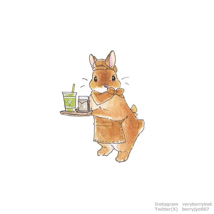 うさぎさんのカフェ冷え冷えドリンク飲みにきてね9月9日〜10日名古屋『うさぎとCafe』さんで出展いたします遊びに来てね 