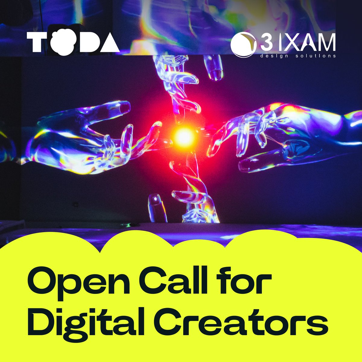 🌟 Calling All Digital Creators!

In collaboration with <a href="/TODADXB/">Theatre Of Digital Art Dubai</a>, <a href="/3_IXAM/">3IXAM</a> are excited to announce an Open Call for Digital Creators.

Get ready to embark on a groundbreaking journey, empowering emerging talents and enriching the artistic landscape of the UAE 🇦🇪

On November 15th,
