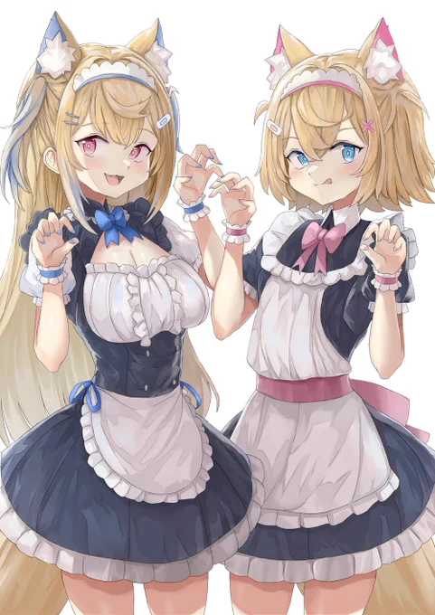 FUWAMOCO MAID#FWMCpix #FUWAMOCO 