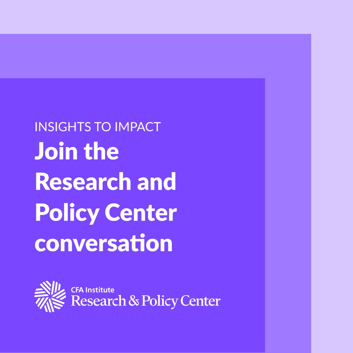 The global investment industry’s future is marked by unprecedented challenges and opportunities. Tap into ideas to address them at the new Research and Policy Center. lnkd.in/gCx4gVZs

#globalinvestment #research #policycenter #cfainstitute