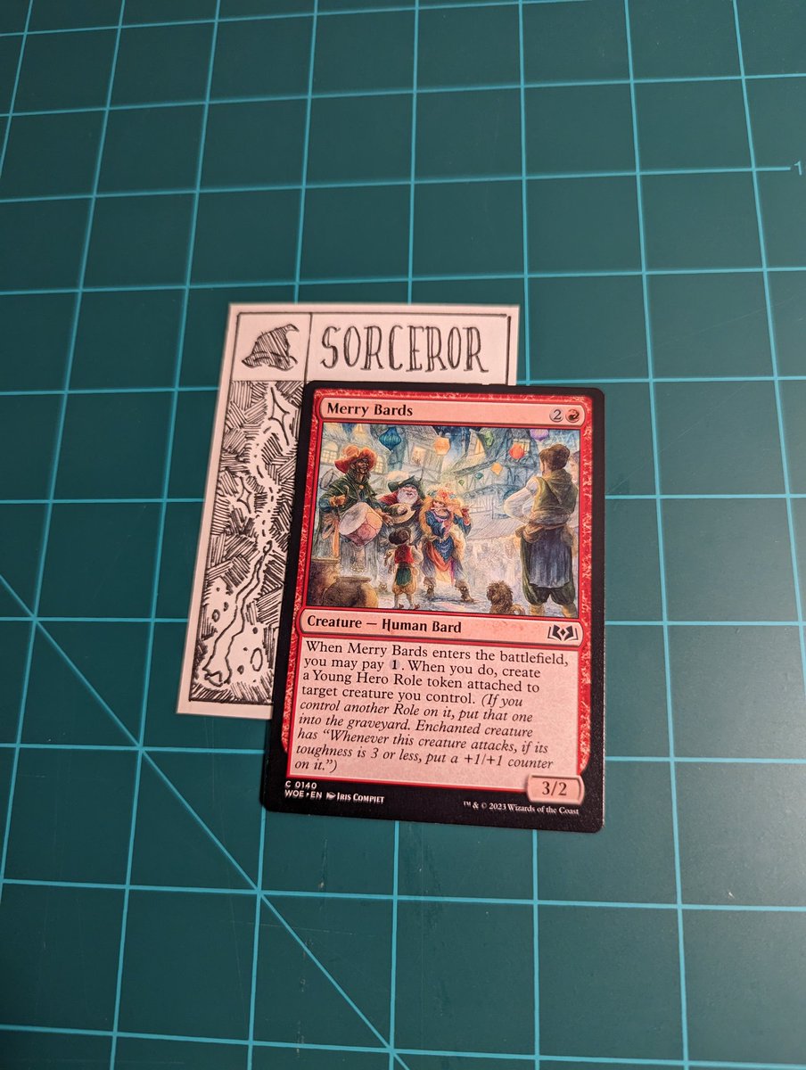 Thundrosaur's tweet photo. Whipped up some custom tokens before heading to my LGS for a #MTGWOE prerelease this weekend. The Young Hero role ended up earning me a 2–1 record on both days. Love the set so far and excited to play more in the coming weeks! 
#mtg #MTGEldraine https://t.co/1ZW1RcCGvq