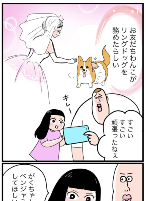 ブログかきました 結婚式のリングドッグに憧れて  