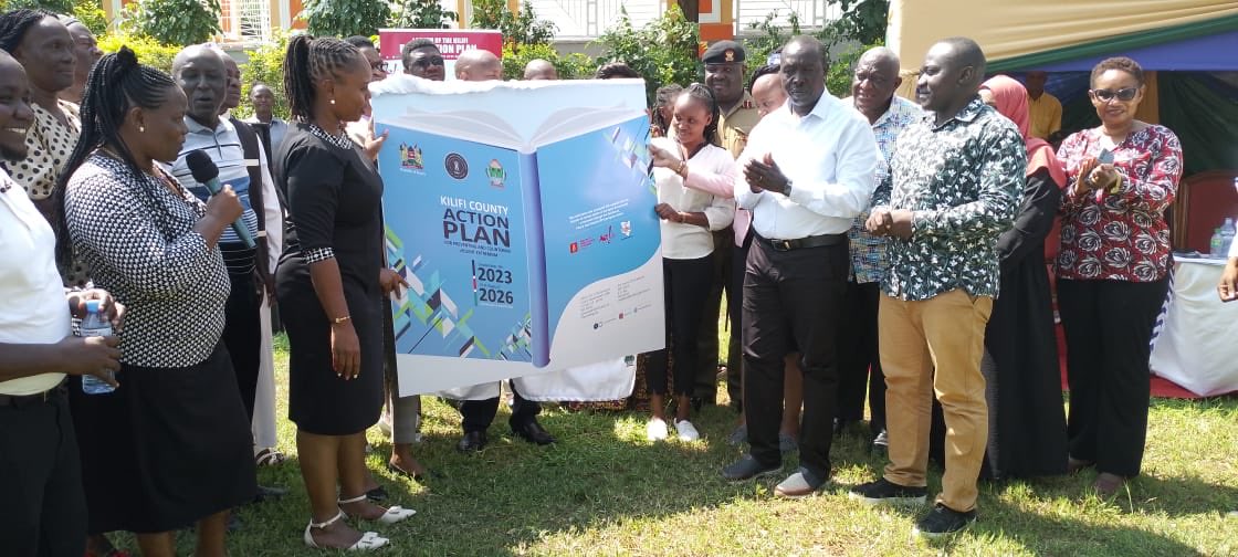 Phyllis_Muema's tweet photo. #kcaplaunch We did it!!! Kilifi CVE 3 year Action plan launched Mambo sasa ni matatu 1. Implementation 2. Coordination 3. Kick out violent extremism on #kilifi. Thanks @tendasasa @denmarkinkenya @DPkalya @KECOSCE for your support. https://t.co/yGxlTNcyFw