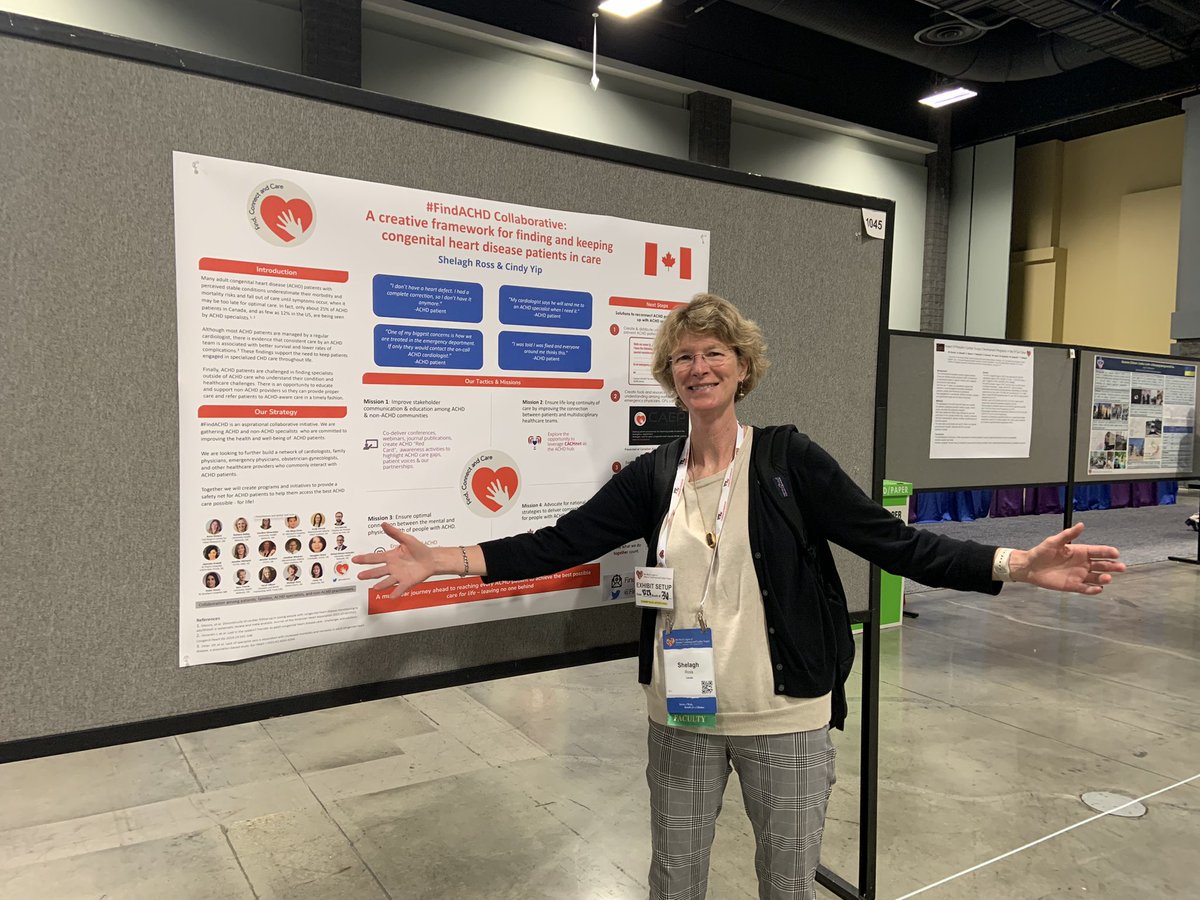 FindACHD's tweet image. The FindACHD poster at the #8thWCPCCS in Washington, DC.