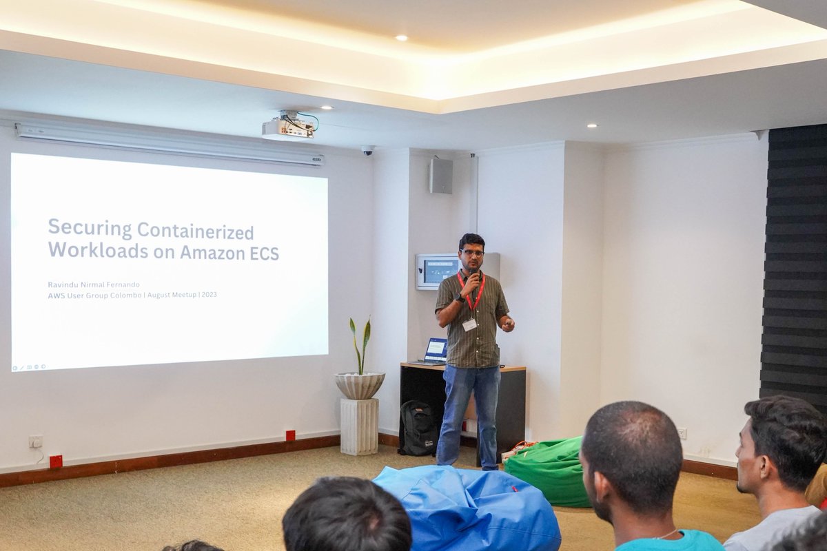 99x_io's tweet photo. It was an absolute pleasure hosting the August meetup of the AWS User Group at 99x. We enjoyed the interesting discussions, fun quizzes, and a chance to connect with fellow AWS enthusiasts. Stay tuned for more events to come. https://t.co/HLP9RuuNqk
