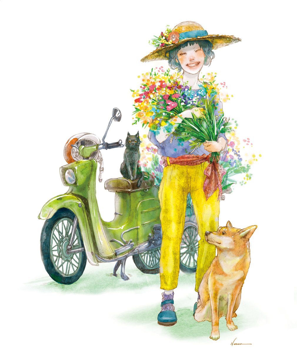 「#私の作品知ってもらえたら幸せの極み  本当にそれは幸せなこと。何年も前の作品も」|渡邊 春菜のイラスト