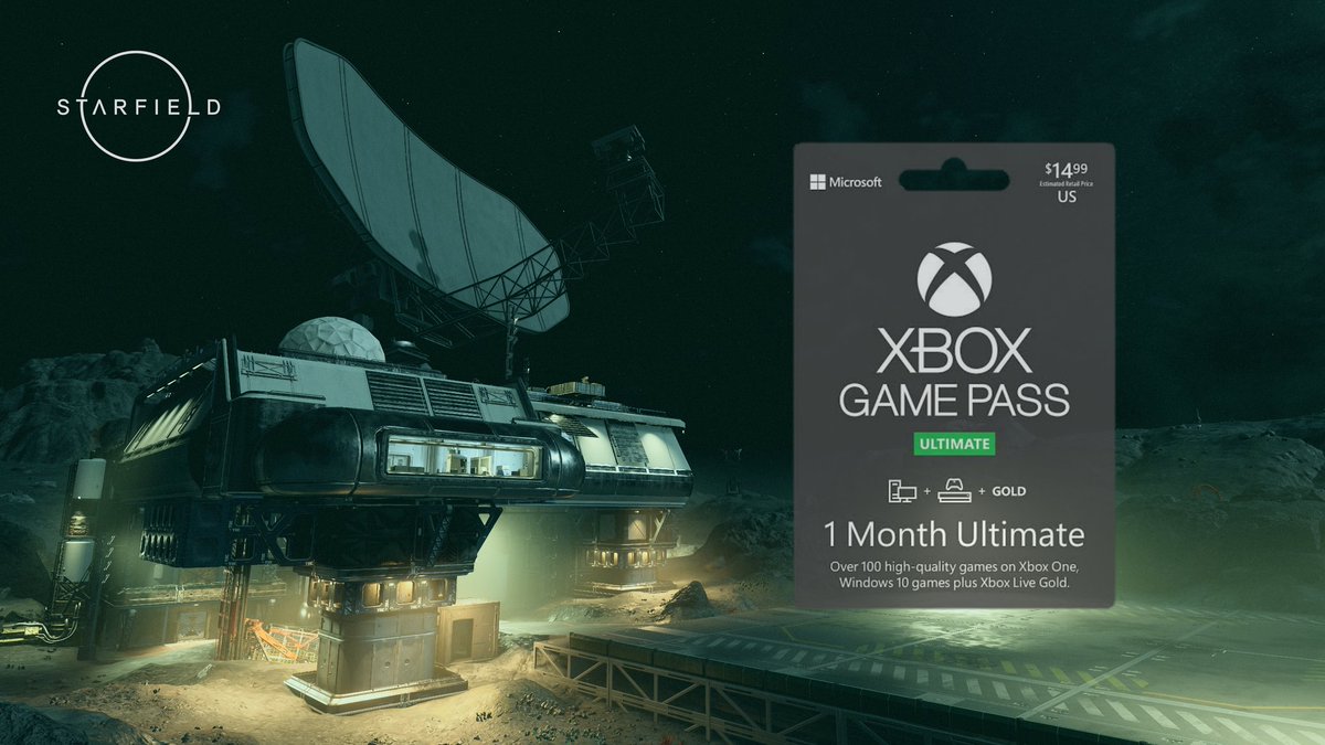 Do you want to win a month of #XboxGamePass Ultimate to play #Starfield ?

Just #Like and #RT this post to enter. Tomorrow, a winner will be selected!

Only applicable to Xbox Accounts from US.

#Xbox #Giveaway