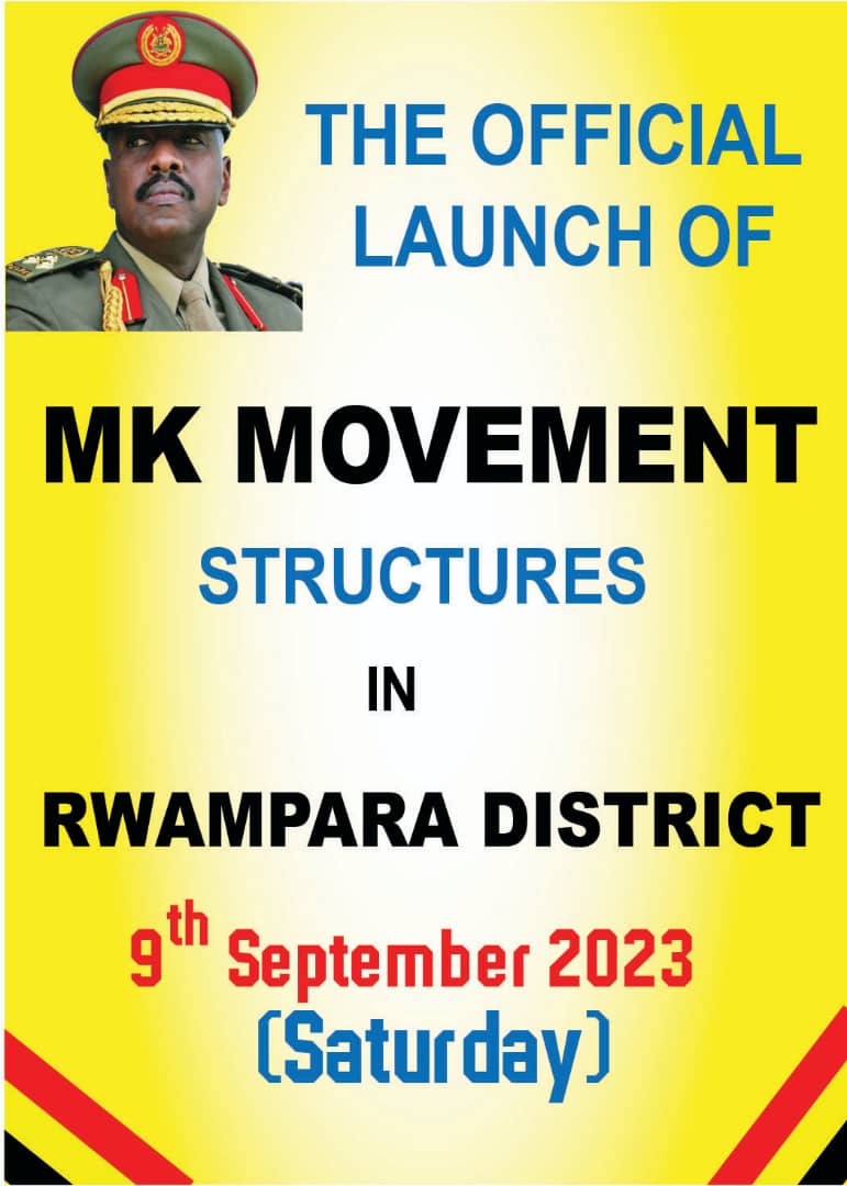 To all MK Movement Supporters in Rwampara and Greater western Uganda. This is to inform you that we don't have any Structures commissioning exercise taking place of now. Our Chairman MK Movement Gen <a href="/mkainerugaba/">Muhoozi Kainerugaba</a>'s directive of suspending structures commissioning or formation or