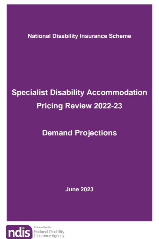 NDIS SDA Demand Projection to 2042
This report has just been released and estimates an average growth rate of 2.4% per annum, double that of population growth. 36,700 total SDA Participants expected in June 2042