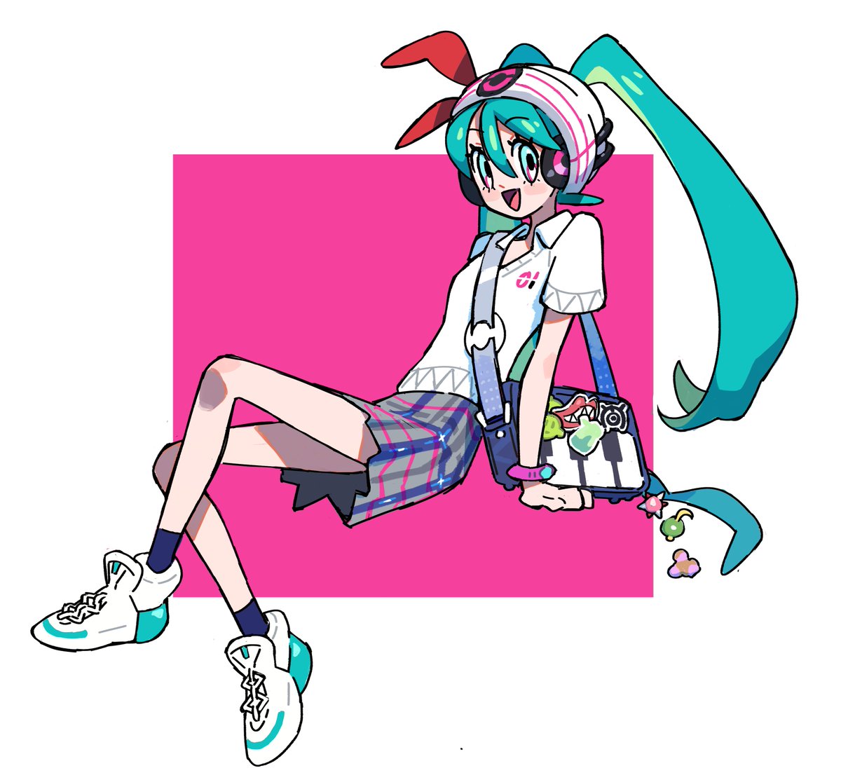 KaatokunArt's tweet image. psychic miku 🎵✨