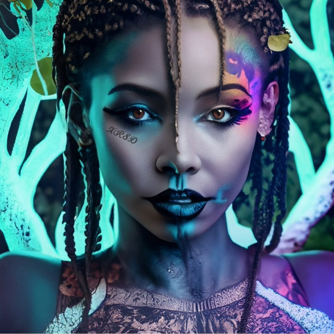 Don't let psychological warfare knock you off your throne, adjust your crown and remain in your rightful quarters 💋 #OneLove

"Psychological Admiration Of A Beautiful Nation”. #Creeation #AI #GoddessOfPleasure #XR8D

……Pay attention 💦