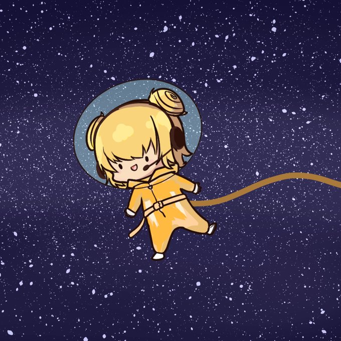 「floating spacesuit」 illustration images(Latest)