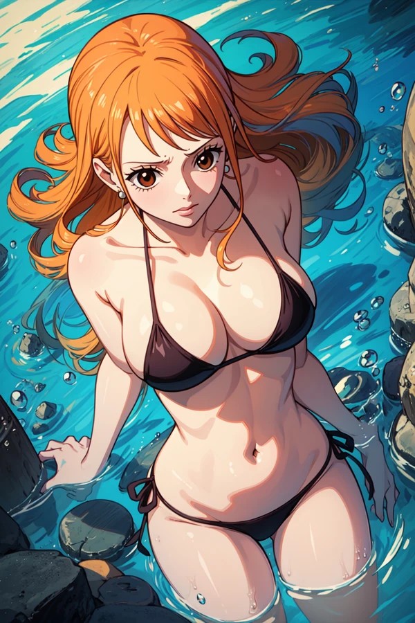 Waifu_noil's tweet photo. Nami from One piece. 💗 https://t.co/9FSArVnCYD