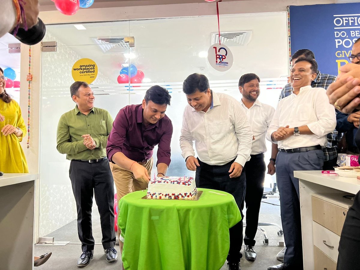 prprofessional7's tweet photo. PRP’ians celebrated the #12thFoundationDay with a wonderful lunch! The day was emotional and eventful, with recollections of the joys of old accomplishments and narrations of new celebrations. Looking forward to the next twelve years of success for PRP.

#Triumphing12 #PRP https://t.co/Cs6LFKqyn1
