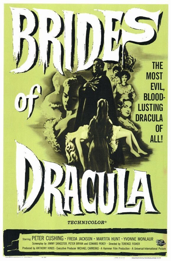 FilmNewsNos's tweet photo. 🎬MOVIE HISTORY: 63 years ago today, September 5, 1960, the movie ‘The Brides of Dracula’ opened in US theaters!

#PeterCushing #MartitaHunt #YvonneMonlaur #FredaJackson #DavidPeel #MilesMalleson #HenryOscar #MonaWashbourne #AndreeMelly #VictorBrooks #NormanPierce #FredJohnson https://t.co/VFydI5IW5O