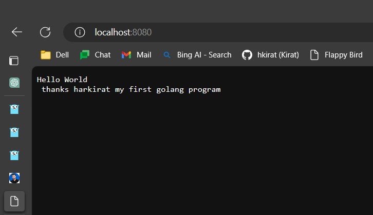 _sohail_313's tweet photo. 🎉 My very first tweet! Just wrote my first Go program 🚀 Thanks to @kirat_tw for Inspiration! Excited to learn and contribute to open source projects. 🌟 On the lookout for a mentor to guide me on this amazing journey! #GoLang #OpenToLearn #OpenSource #Mentorship #FirstTweet 😊 https://t.co/AipR9gO4ji