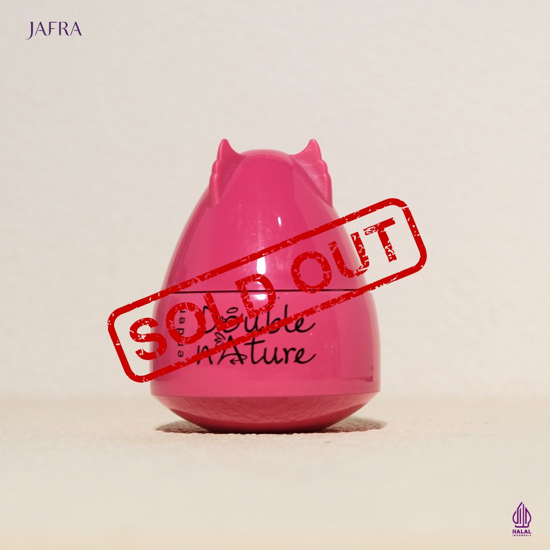 JAFRAindonesia's tweet photo. Terima kasih atas antusiasnya, JAFRA Lovers, Parfume Double Nature Cool, Crazy, Tender EDT sudah SOLD OUT guyss.... https://t.co/Ai9cOv5G1Z