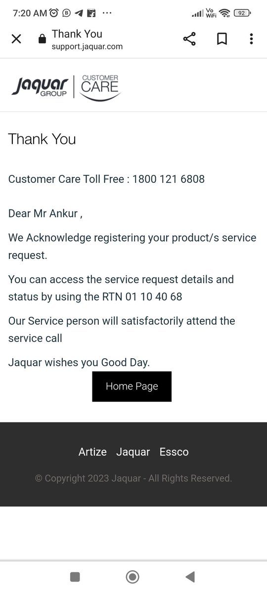 Jodhpur_suncity's tweet photo. For one issue we have to lodge complaints many times... And lots of calls to customer care but still problem is not resolved in city like Jodhpur. https://t.co/dxgnBgUs1x