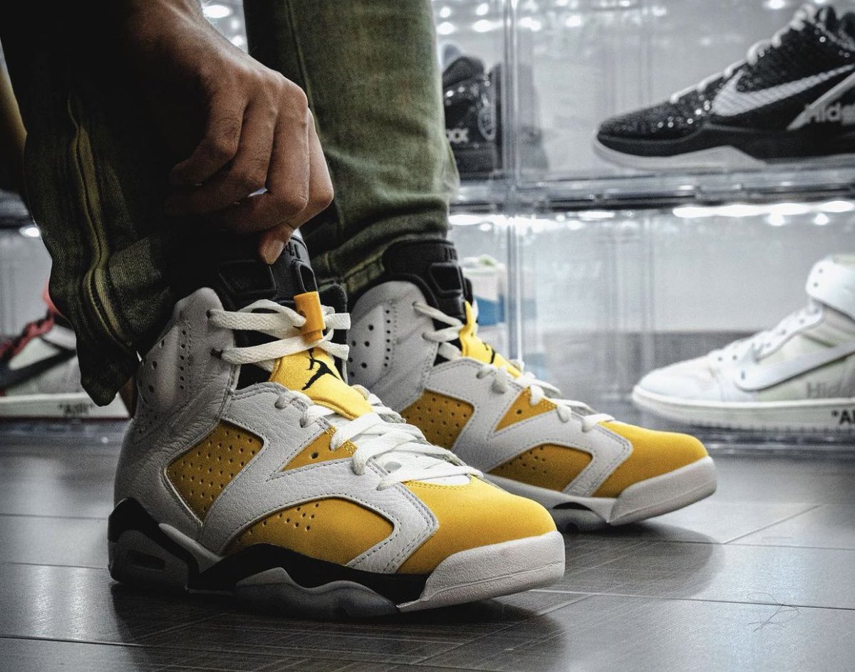 jordans 6 yellow