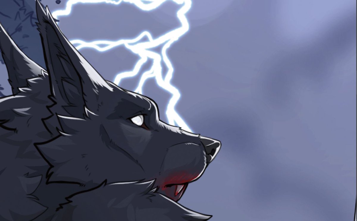 akira_volfsar's tweet photo. A piece of work for an art book 🌩️🐺
#WereBook #werewolf #Age_Of_Wolf https://t.co/pqRr3VTb49