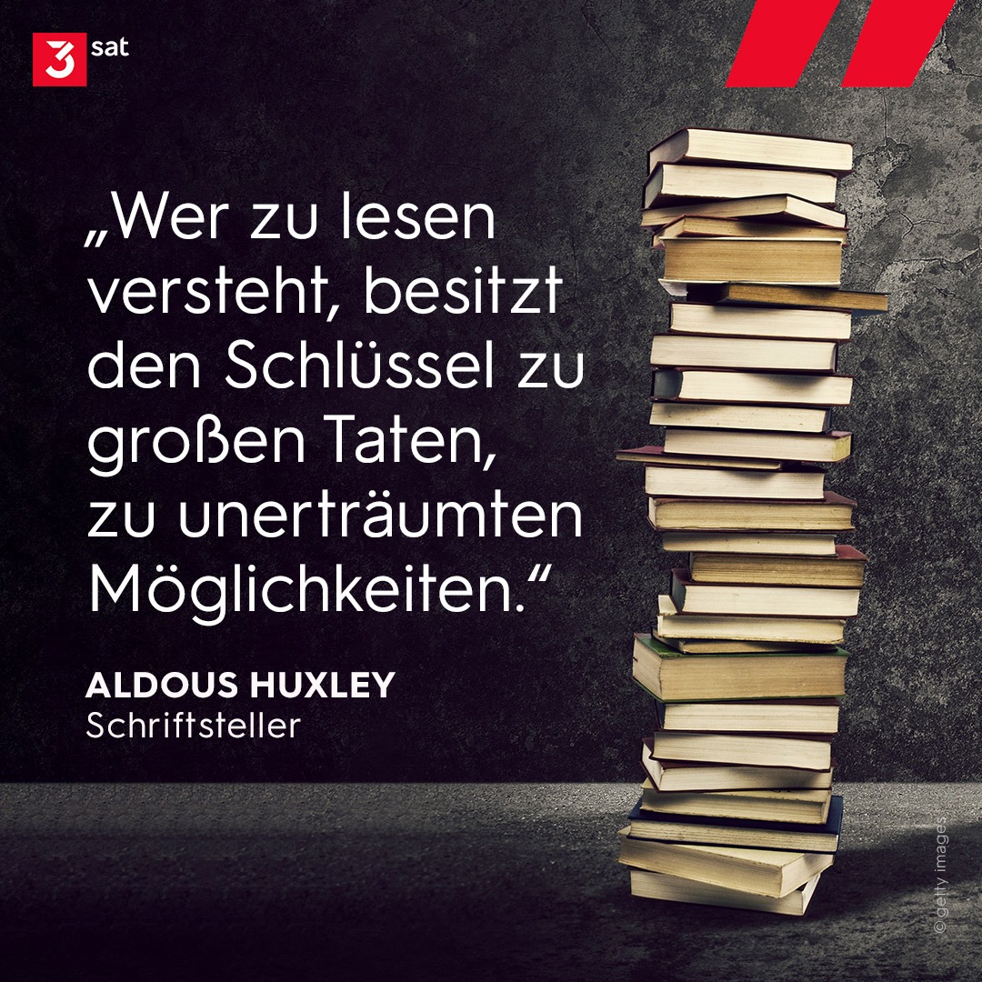 3sat's tweet photo. Guten Morgen, liebe Menschen, wir haben #Mittwoch, den 6. September. Heute ist der Lies ein Buch-Tag! Autor*innen im Gespräch, Bücher in der Kritik - das sind Literatur und Literatursendungen bei 3sat 👇 https://t.co/RRYCjJS1ff #xtor=CS1-8 https://t.co/eUklINdCvx