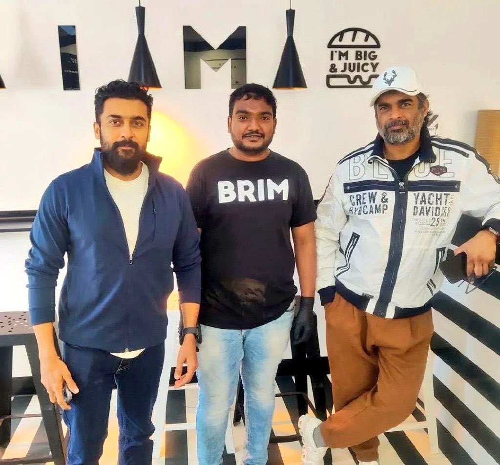 bash_flix's tweet photo. #suriya &amp; #madhavan ❤️🤩 https://t.co/ijuK8KkjK4