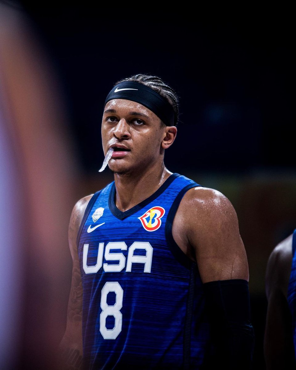 NBA_Indonesia's tweet photo. Team USA memenangkan pertandingan QUARTER-FINAL melawan Italy, aksi heroic dari #TyreseHaliburton #PaoloBanchero, #AustinReaves dan kawan-kawan berhasil membuat selisih score sebanyak 37 Poin.
#USA #Italy #FIBAWC x #WinForAll #NBA #NBAIndonesia #BasketballEvent #BasketIndonesia https://t.co/1mgz1xlb9p