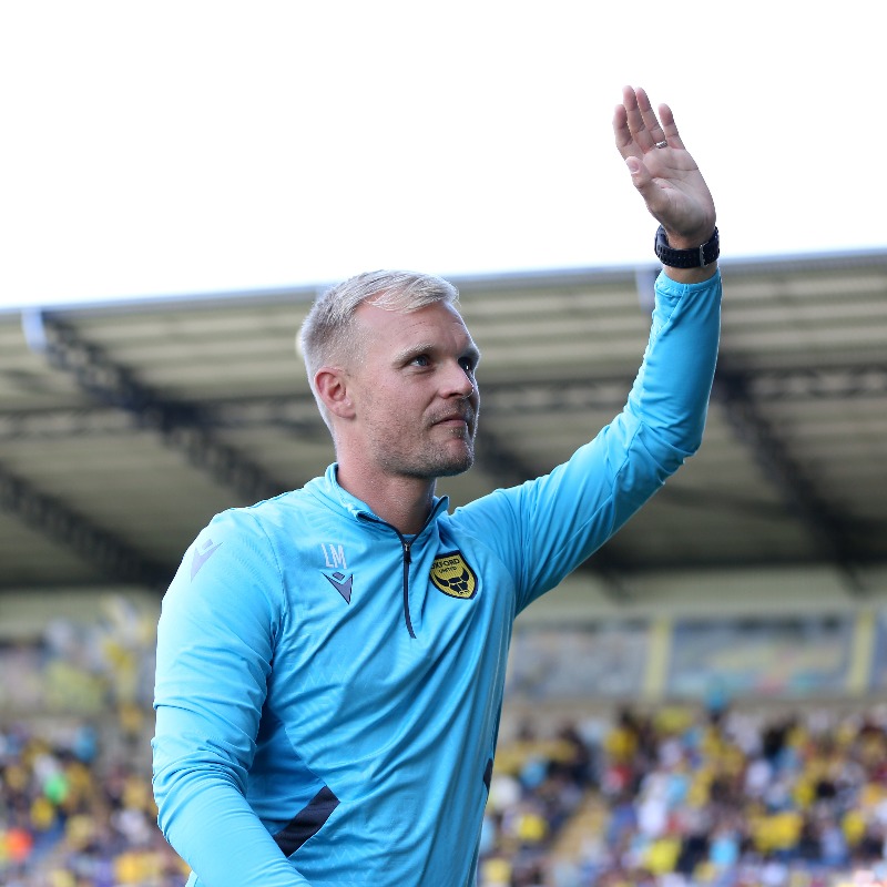OUFCOfficial's tweet photo. U's Boss Liam Manning has been nominated for the August Sky Bet League One Manager of the Month Award 🙌

Full nomination details ⤵️

🟡🔵 #OUFC | #COYY