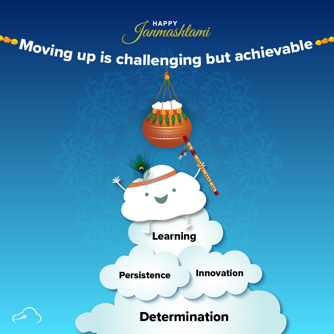 cloudthat's tweet photo. Remember, every challenge is an opportunity to grow and evolve. May your path to success be as clear as Shree Krishna's teachings. Happy Janmashtami!
#Janmashtami #CloudComputing #Innovation #CloudWisdom #JanmashtamiTech #Janmashtami2023 #KrishnaJanmashtami https://t.co/lFOQMBHqhC
