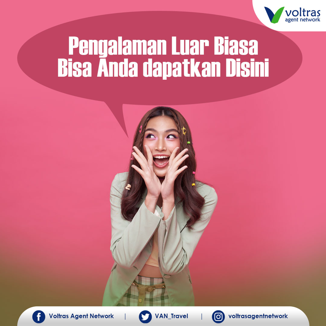 van_travel's tweet photo. Bukan hanya bisnis travel agent biasa. Bersama kami, Anda akan menemukan pengalaman berbisnis travel agent yang luar biasa

Ayo, bergabung bersama kami sekarang! GRATISSS
🌐https://t.co/pwD9WrhDyt

#voltrasagentnetwork #bisnistravelagent #travelagent #b2b https://t.co/cBfGDEN6ka