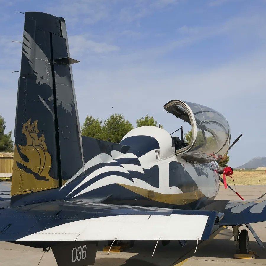 Stam_Pittas's tweet photo. Short before take off, the @HAFT6DemoTeam is still impressive even on the ground! Safe flights always Gentlemen!! #AFW2023 @AthensFlyinWeek https://t.co/9sgmllx5WG