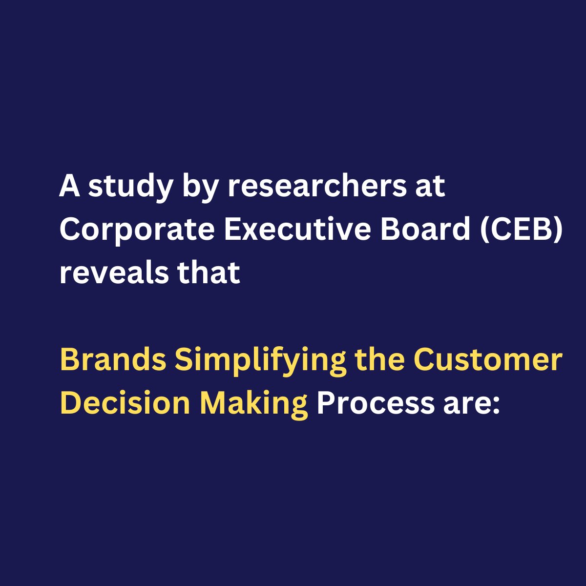 d_thesimplifier's tweet image. Companies that Simplify the Customer Decision Making are 86% More likely to be purchased and 115% more likely to be recommended💡

#thesimplifier #sales #clients #brands #decisionmaking