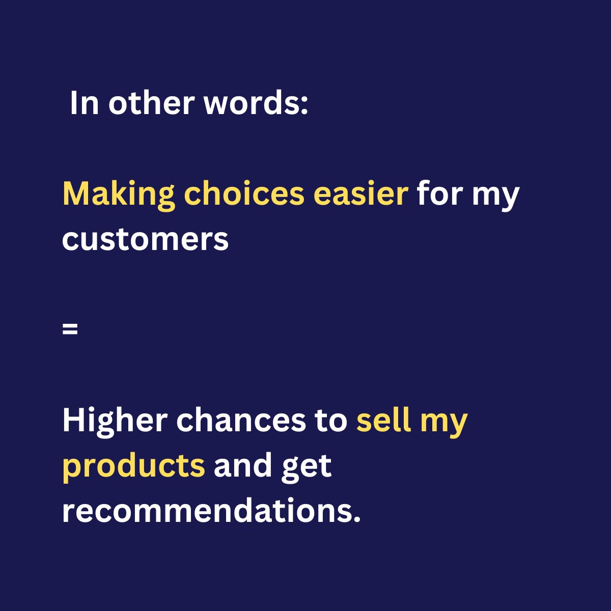 d_thesimplifier's tweet image. Companies that Simplify the Customer Decision Making are 86% More likely to be purchased and 115% more likely to be recommended💡

#thesimplifier #sales #clients #brands #decisionmaking