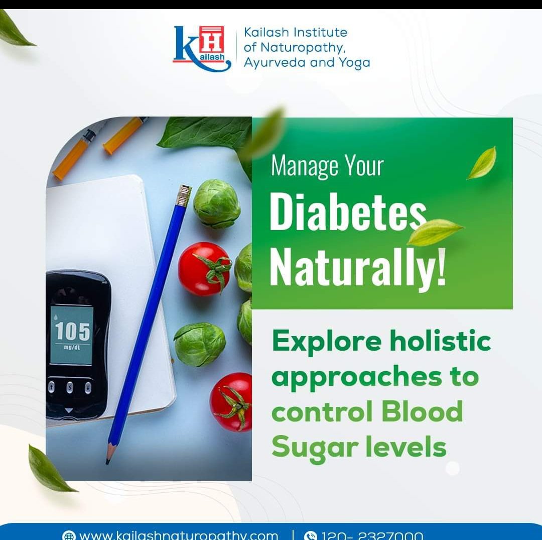 Tired of taking medicines but sugar is not under control? Manage Diabetes naturally through authentic Naturopathy & Ayurveda Therapies at KINAY.

Visit: kailashnaturopathy.com

#naturopathy #ayurveda #wellnesscentre #ayurvedalife #naturaltherapies #diabetes #diabetesmanagement