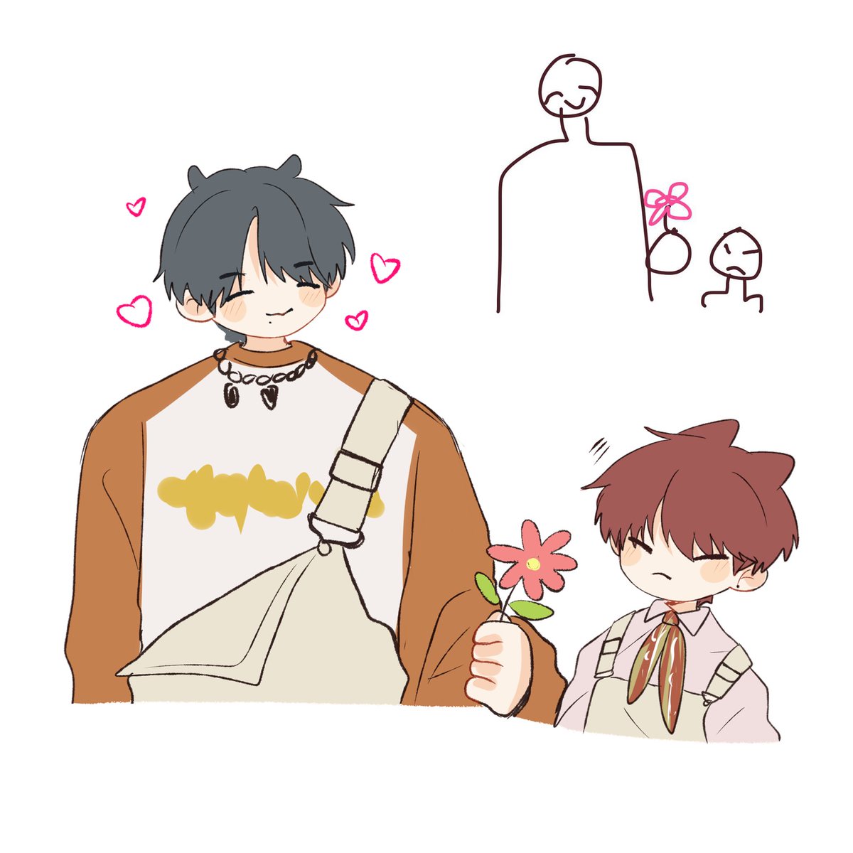 hihello2311's tweet photo. #지천
Ask my friend to draw some random poses for jichen (2)

 you guys so creative 😭 https://t.co/E2W756R6XP