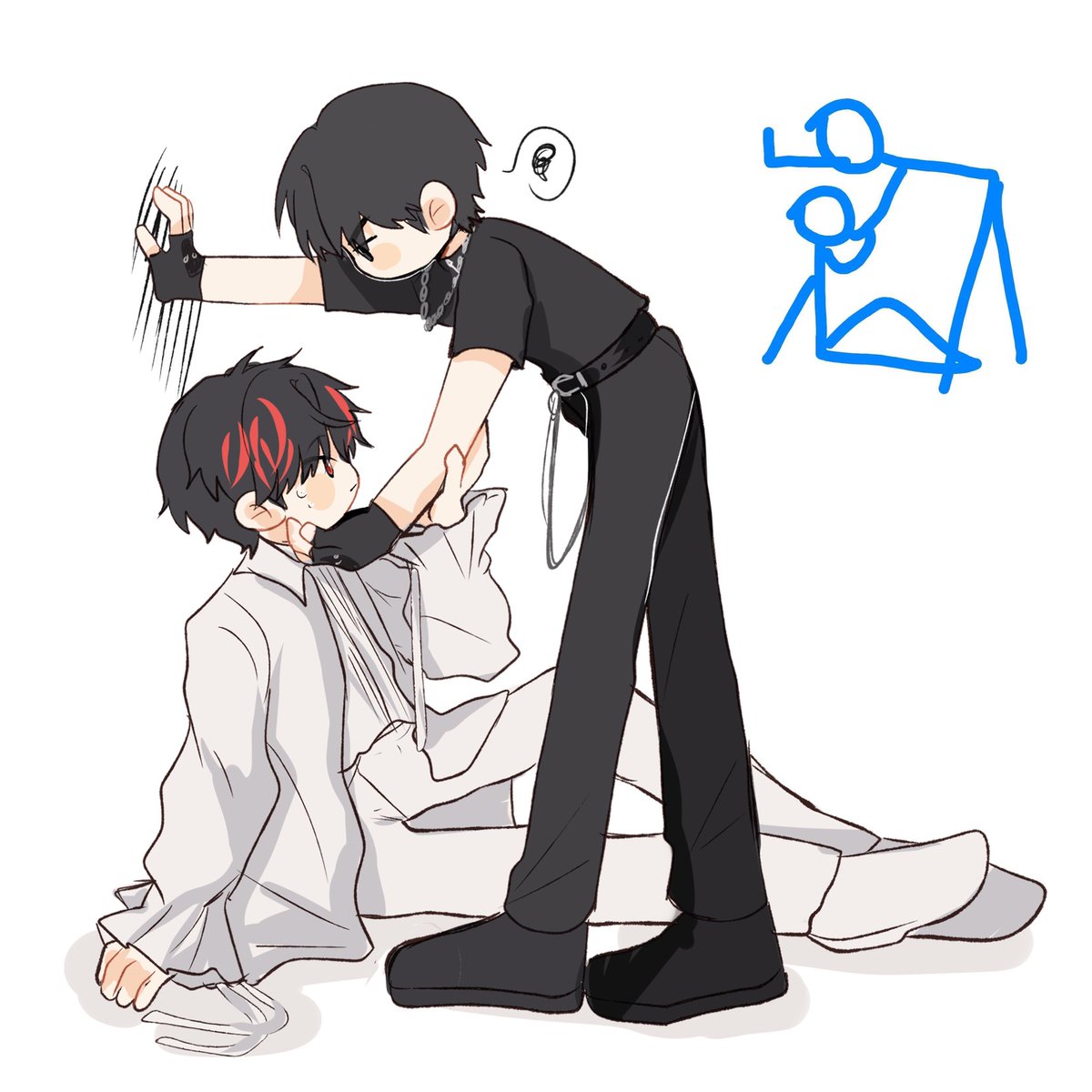hihello2311's tweet photo. #지천
Ask my friend to draw some random poses for jichen (2)

 you guys so creative 😭 https://t.co/E2W756R6XP