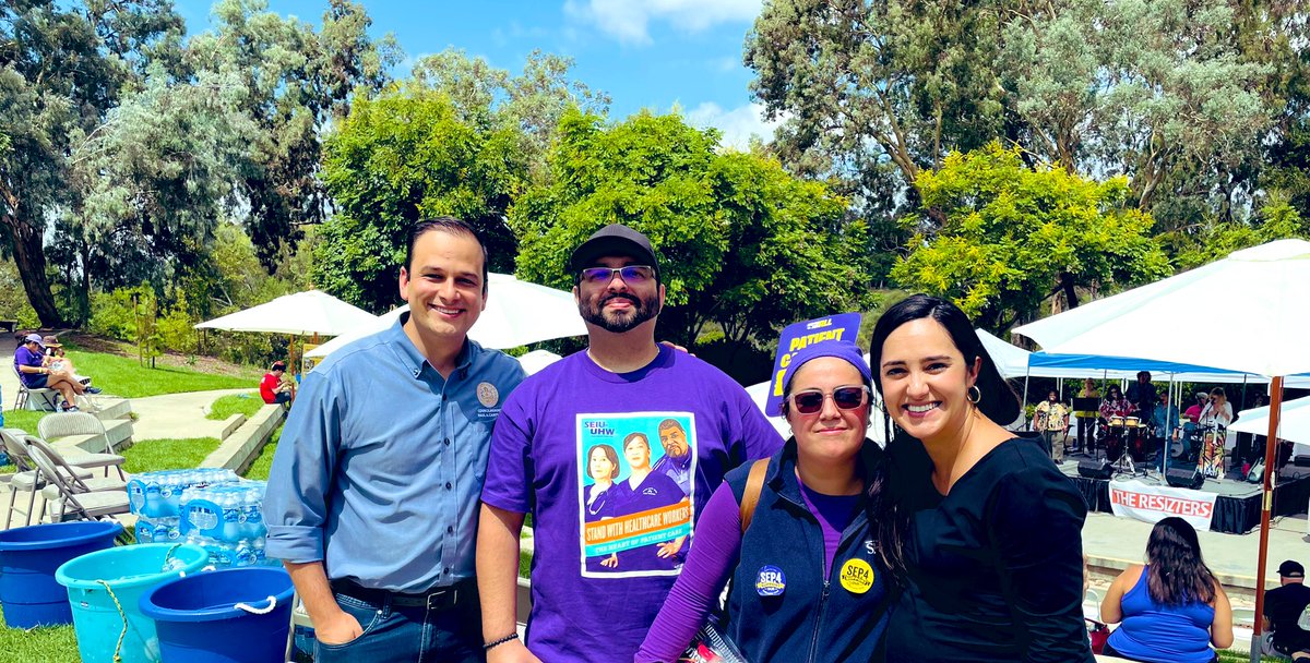 This #LaborDay, my family was proud to stand in solidarity with unions across San Diego to protect good jobs, benefits, and working conditions for all.