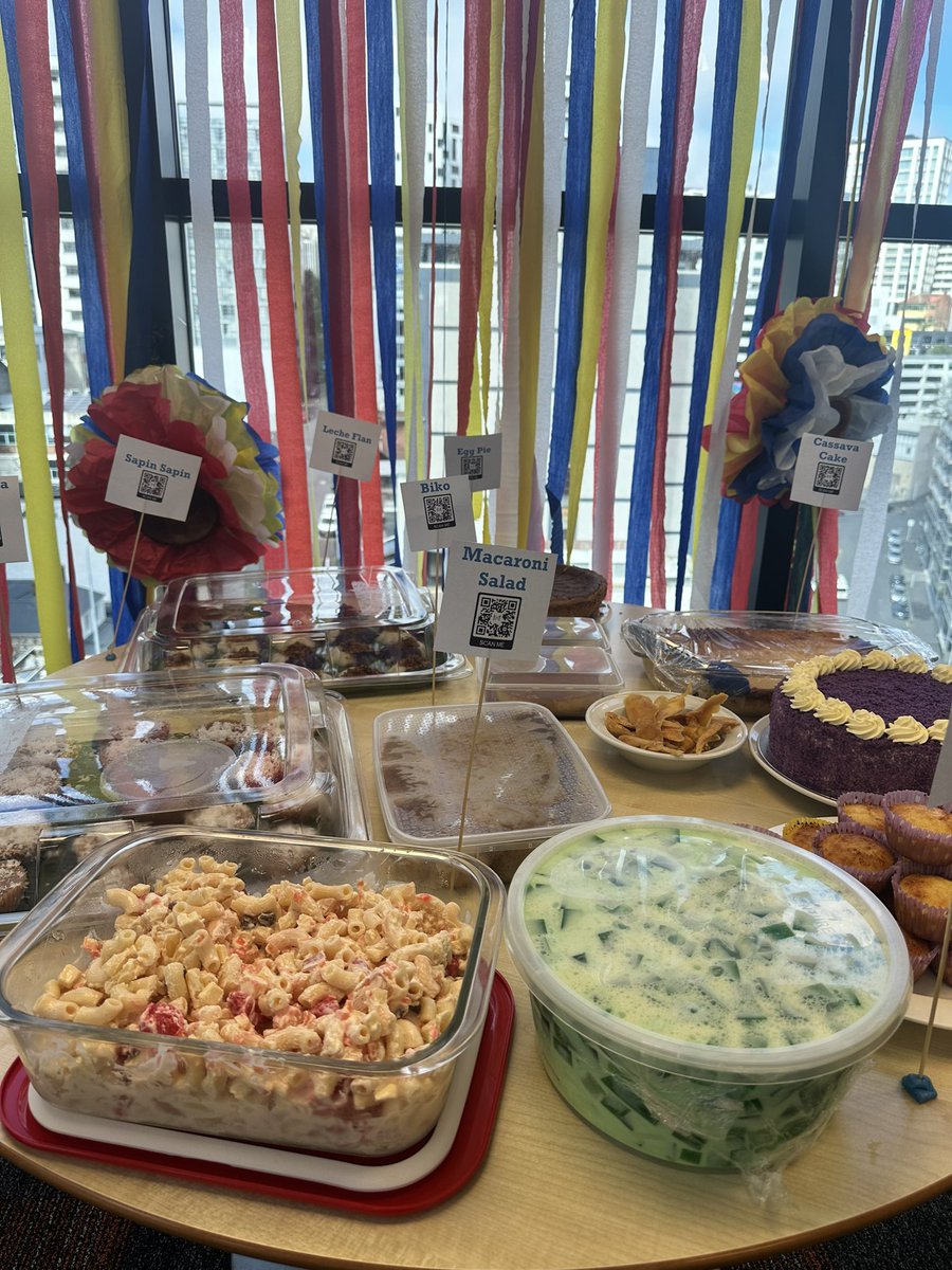 jingmappymye's tweet image. Pinoy Fiesta at work. #newzealand #sharedlunch
