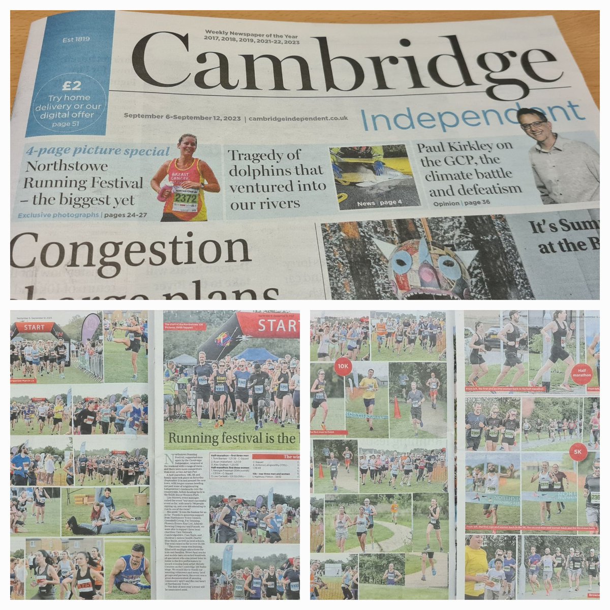 Can you spot yourself 👀

Today's <a href="/CambridgeIndy/">Cambridge Independent</a> includes a 4-page picture special from the Northstowe Festival of Running, and they are flying off the shelves, so you better be quick 🏃‍♂️💨

#northstowe #news #newspaper #cambridgeindependent #CambridgeNews
