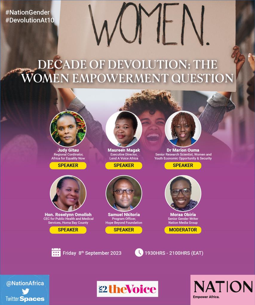HopeBeyondKenya's tweet image. As Kenya marks a decade of devolution, are we doing enough to ensure that women are not just included but empowered at every level of governance and decision-making? Mark the date, join this space
#DevolutionAt10
#WomenEmpowerment