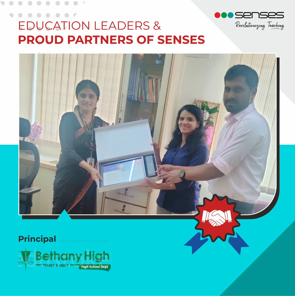 🏫Bethany School Sarjapur is now a happy user of our interactive panel, and we warmly welcome them to our family! 🖥️📚 Witnessing their students engage and learn with our technology warms our hearts.  #ProudPartner #EdTech #InnovationInEducation